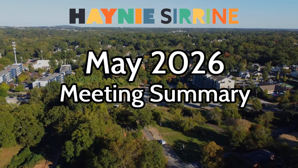 Neighborhood Meeting Summary – May 2026